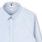 Camicia in cotone tinta unita BOSS 
                    RAGAZZO