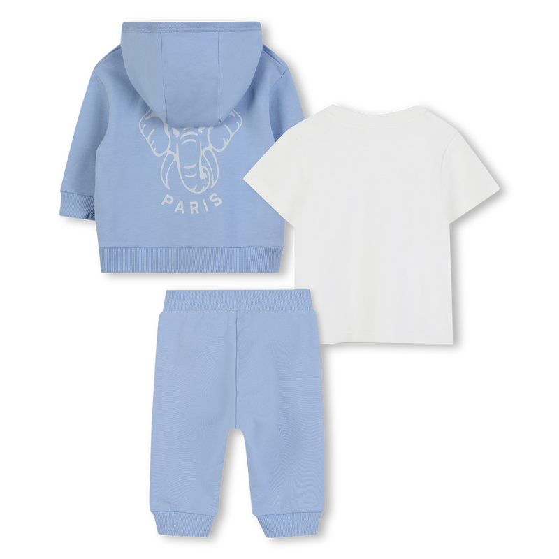 Set t-shirt + cardigan + pantaloni KENZO KIDS 
                        UNISEX