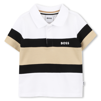 POLO A MANICHE CORTE BOSS RAGAZZO