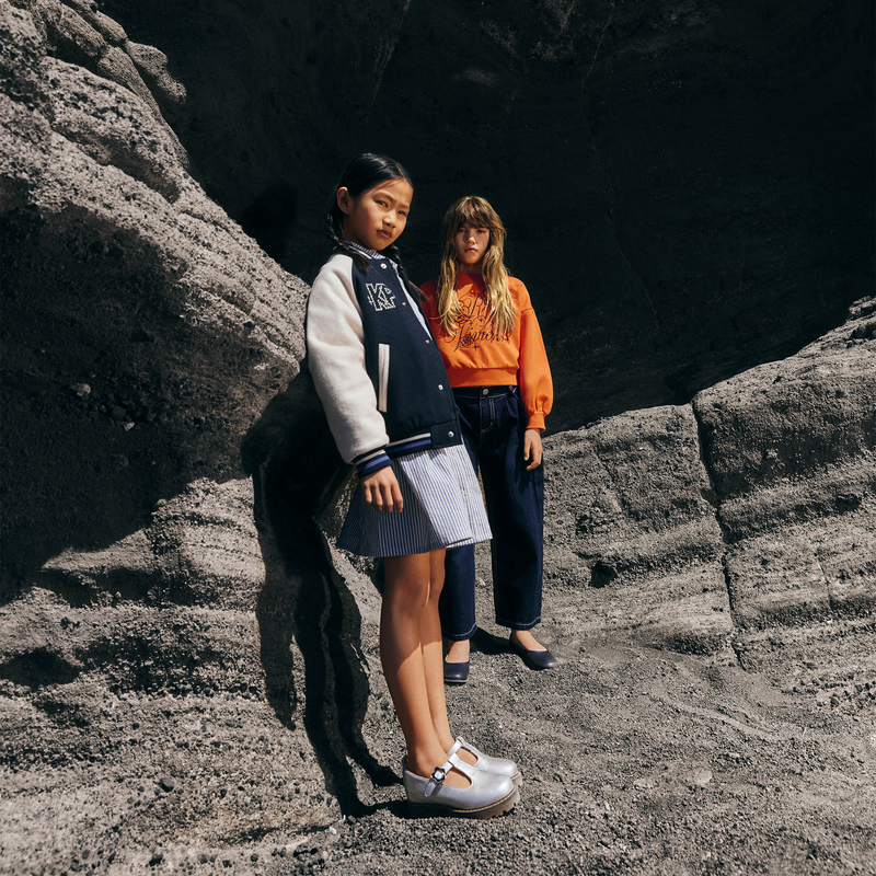 Bomber con chiusura a scatto KENZO KIDS 
                        BAMBINA