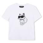 T-shirt manica corta KARL LAGERFELD KIDS 
                    BAMBINA