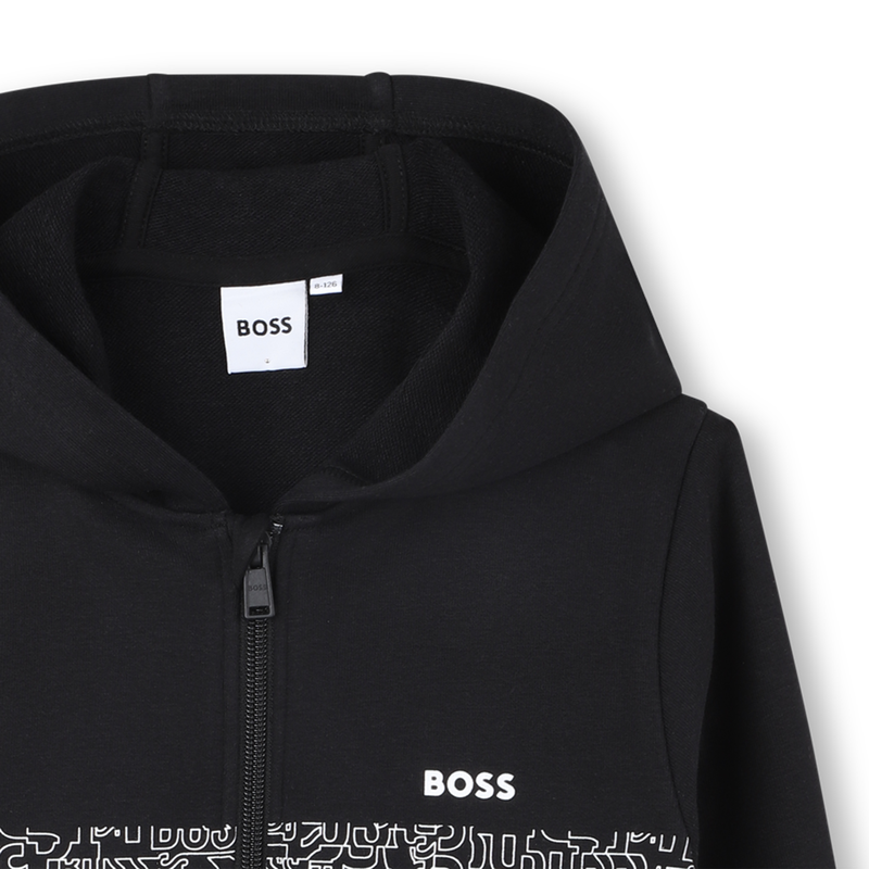 Cardigan con cappuccio BOSS 
                        RAGAZZO