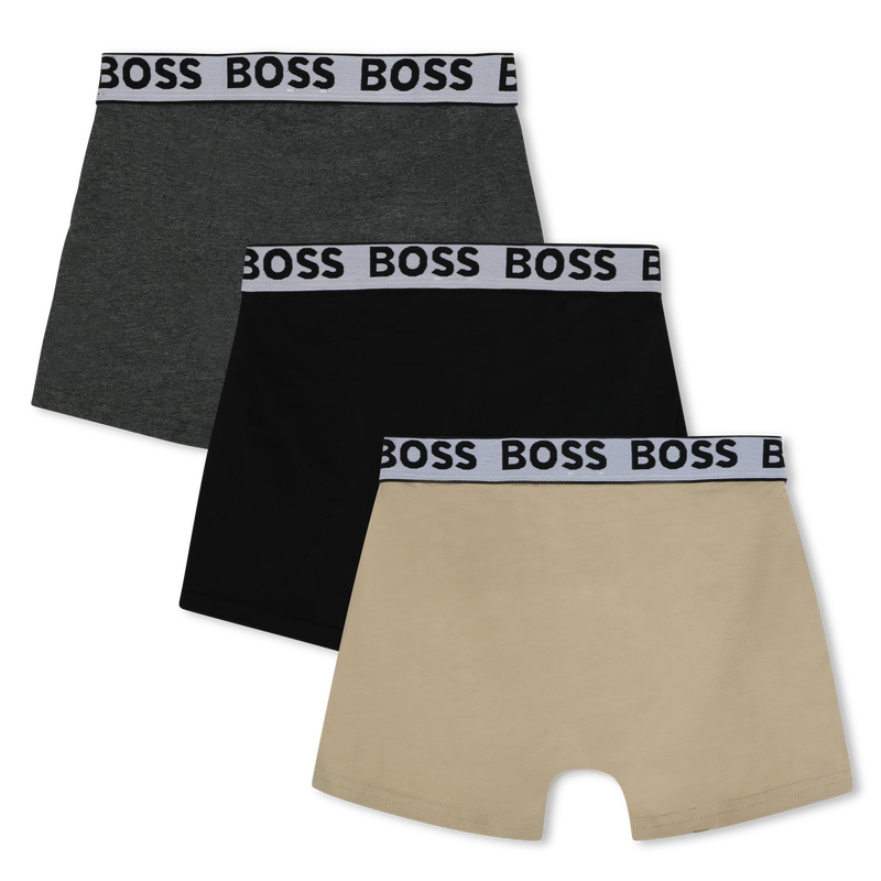 Set di 3 boxer in cotone BOSS 
                        RAGAZZO