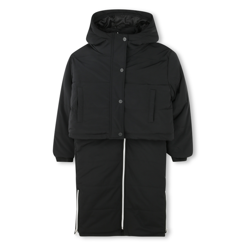 Convertible Hooded Puffer HUGO 
                        BAMBINA
