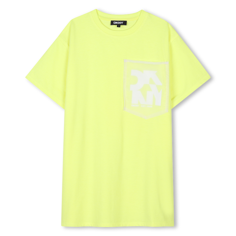 Vestito t-shirt maniche corte DKNY 
                        BAMBINA