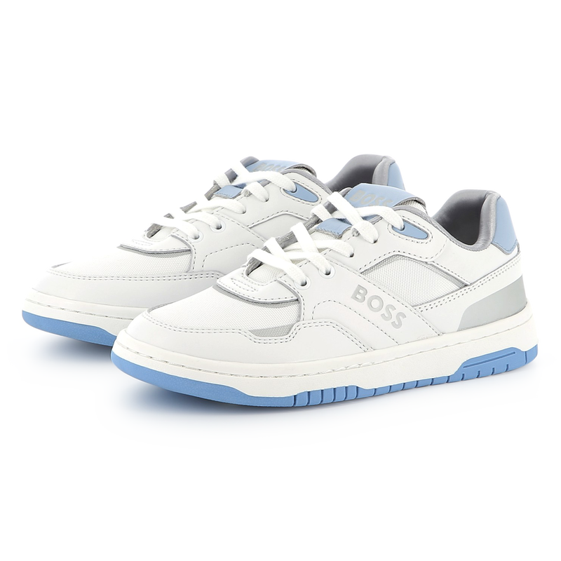 Sneakers con lacci bimateriali BOSS 
                        BAMBINA