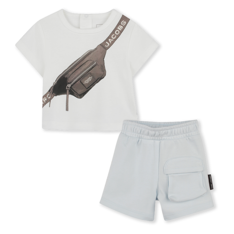 T-shirt e shorts in cotone MARC JACOBS 
                        UNISEX