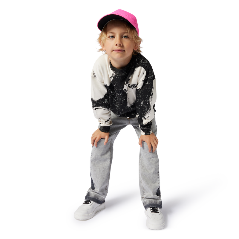 Sneakers in pelle a strappo MARC JACOBS 
                        RAGAZZO