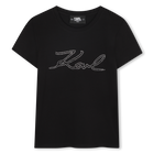 T-shirt a maniche corte KARL LAGERFELD KIDS 
                    BAMBINA