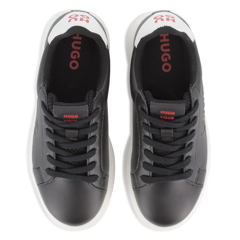 Sneakers in pelle bovina HUGO 
                        RAGAZZO