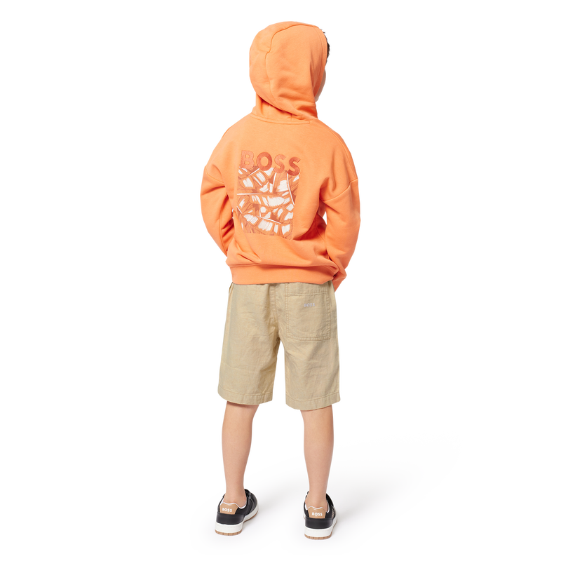 Bermuda da jogging con bottoni BOSS 
                        RAGAZZO