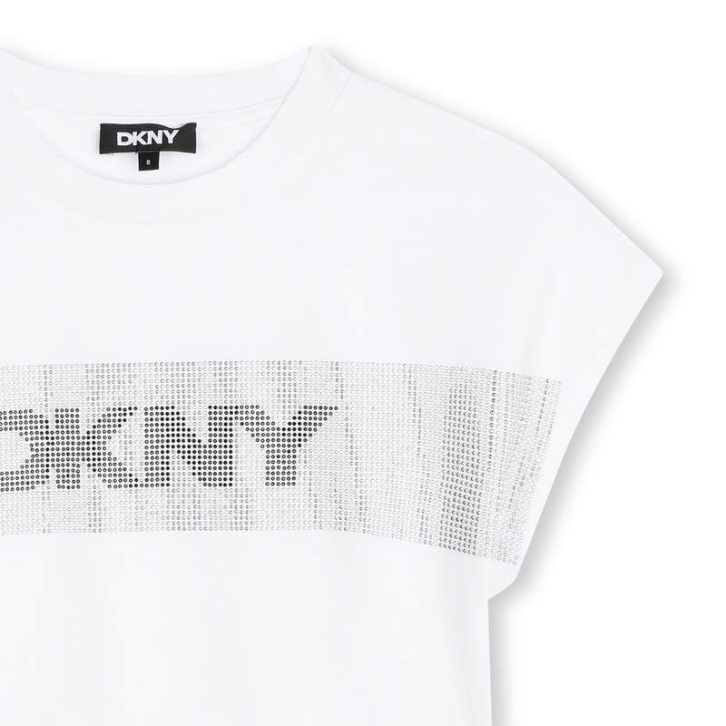 T-shirt a maniche corte DKNY 
                        BAMBINA