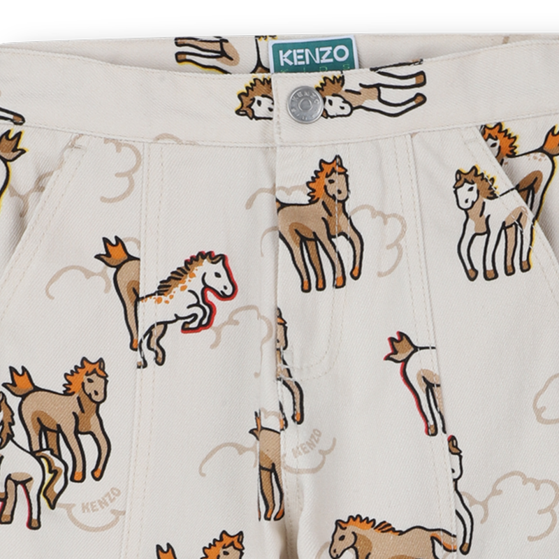 PANTALONI DAL TAGLIO DRITTO KENZO KIDS 
                        UNISEX