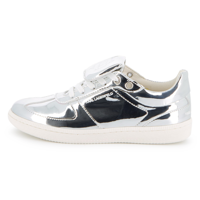 Sneakers effetto specchio KARL LAGERFELD KIDS BAMBINA
