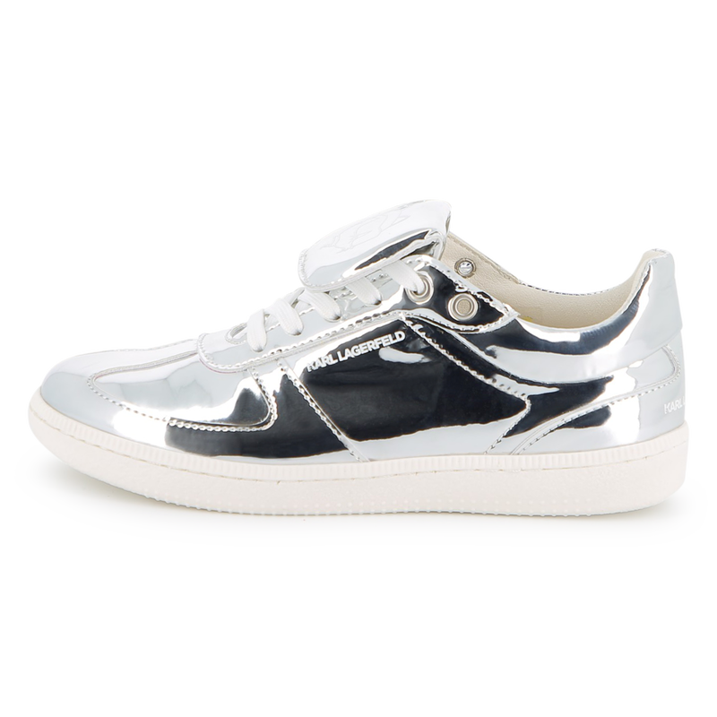 Sneakers effetto specchio KARL LAGERFELD KIDS 
                        BAMBINA