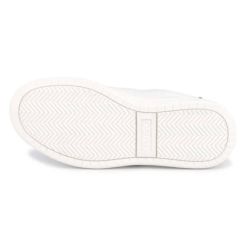 Sneakers stringate in pelle HUGO 
                        RAGAZZO