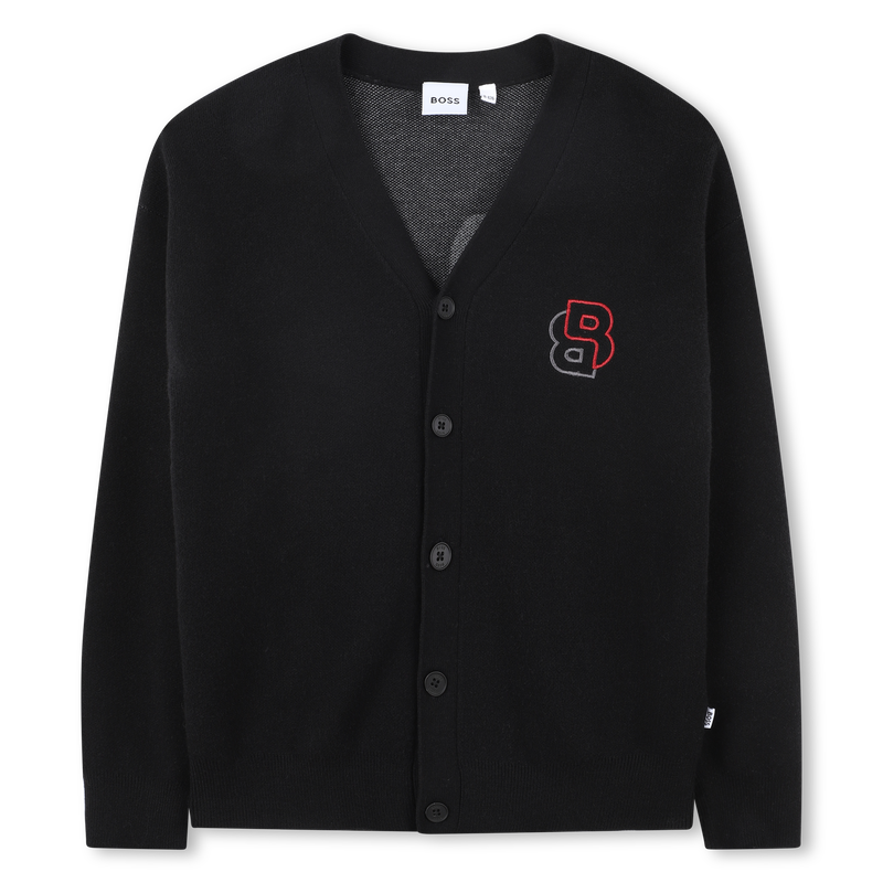 Cardigan in maglia BOSS 
                        RAGAZZO