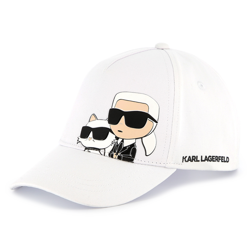 Cappello stampato regolabile KARL LAGERFELD KIDS 
                        BAMBINA