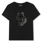 T-shirt a maniche corte KARL LAGERFELD KIDS 
                    BAMBINA