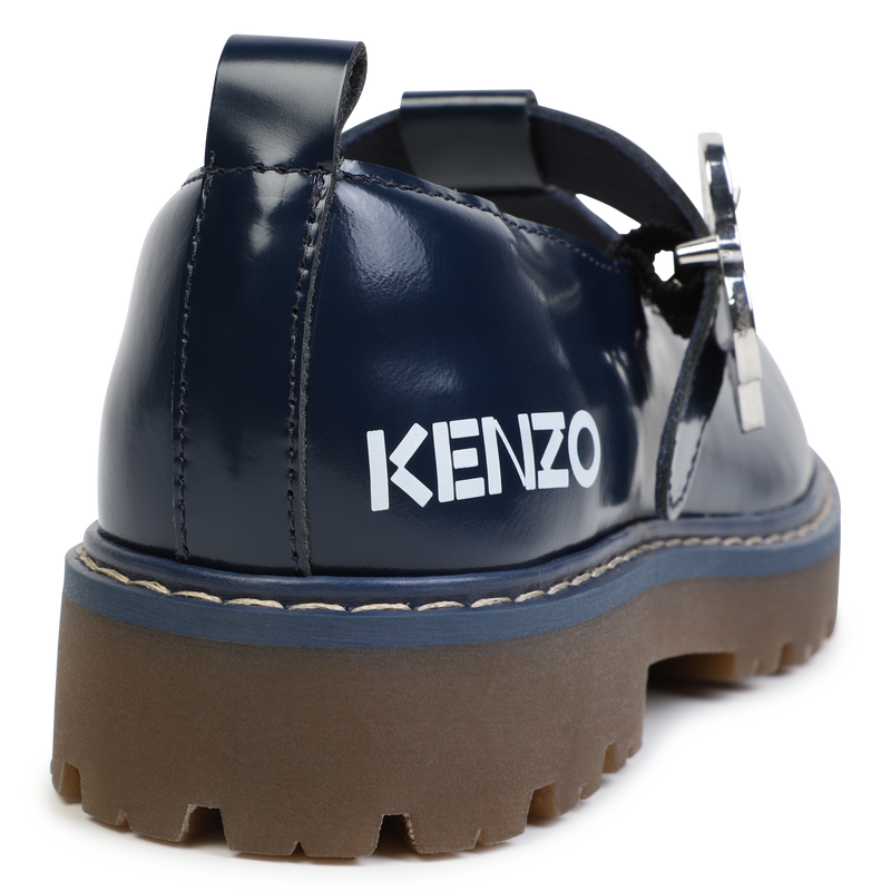 Buckled Leather Mary-Janes KENZO KIDS 
                        BAMBINA