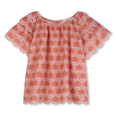 BLUSA CON MANICHE A PALLONCINO CHLOE BAMBINA