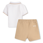 Completo pantaloncini e polo BOSS 
                    RAGAZZO