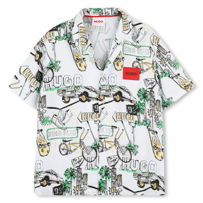 Camicia a maniche corte HUGO BAMBINO