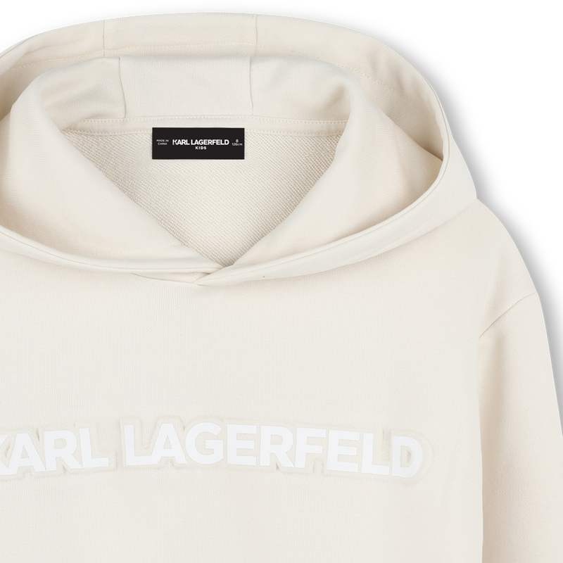 FELPA CON CAPPUCCIO KARL LAGERFELD KIDS 
                        RAGAZZO