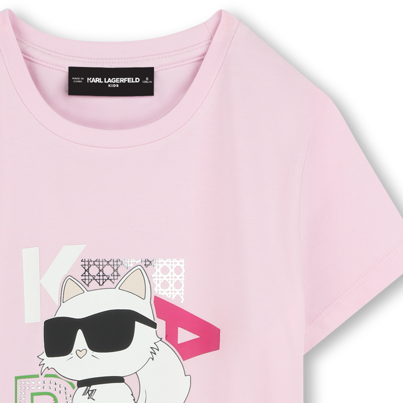 TEE SHIRT KARL LAGERFELD KIDS 
                        BAMBINA