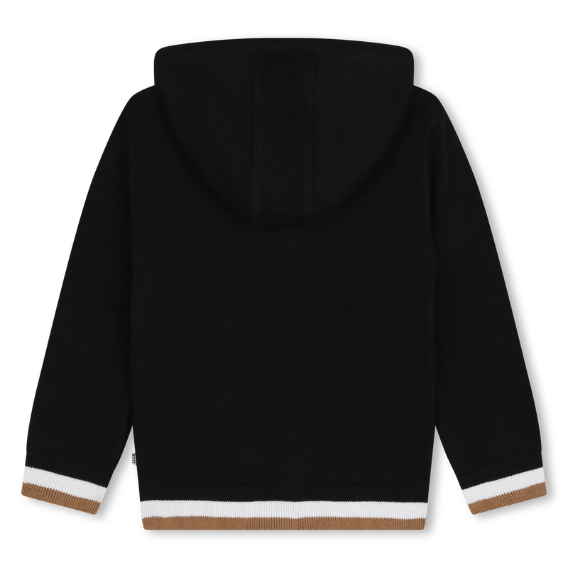 Cardigan in cotone e lana BOSS 
                        RAGAZZO