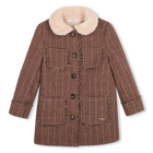 Cappotto in tweed a quadri CHLOE 
                    BAMBINA
