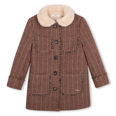 Cappotto in tweed a quadri CHLOE BAMBINA