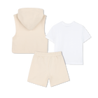 Set t-shirt + felpa + pantaloncini BOSS 
                    RAGAZZO