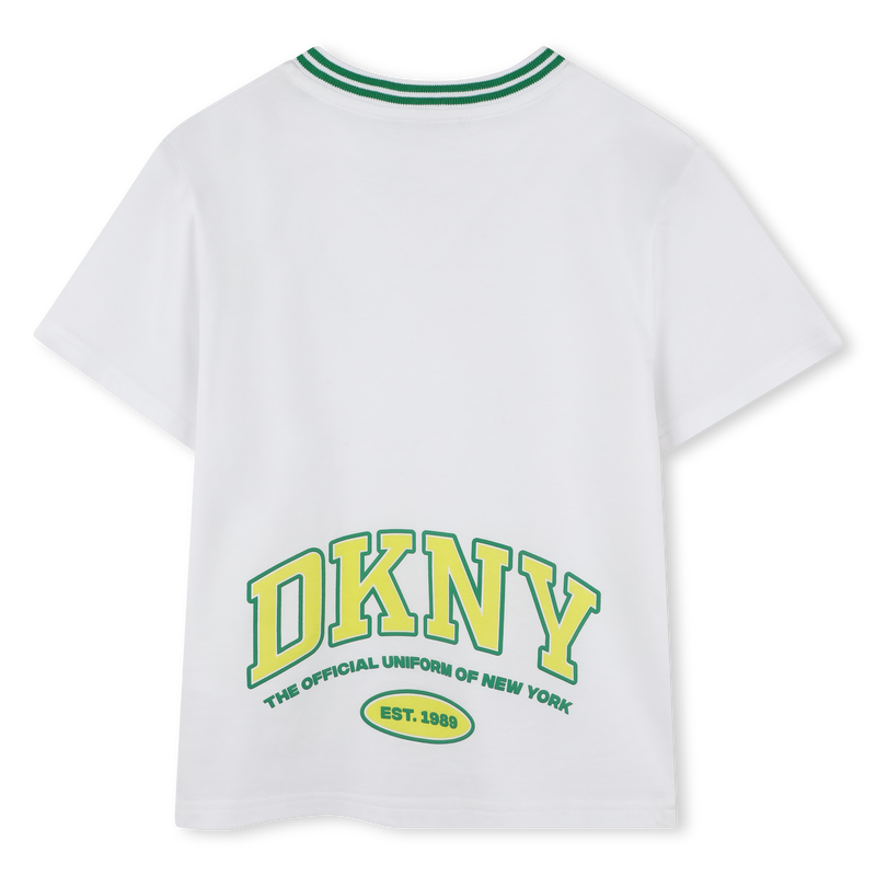 T-shirt cotone maniche corte DKNY 
                        RAGAZZO