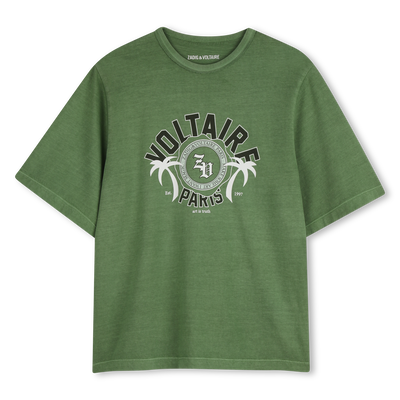 T-SHIRT A MANICHE CORTE ZADIG & VOLTAIRE RAGAZZO