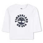 T-shirt a maniche lunghe, BIANCO, hi-res