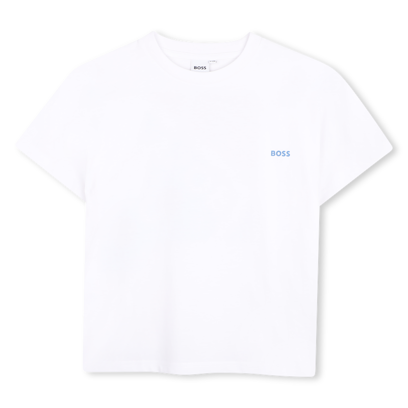 T-SHIRT A MANICHE CORTE BOSS 
                        RAGAZZO