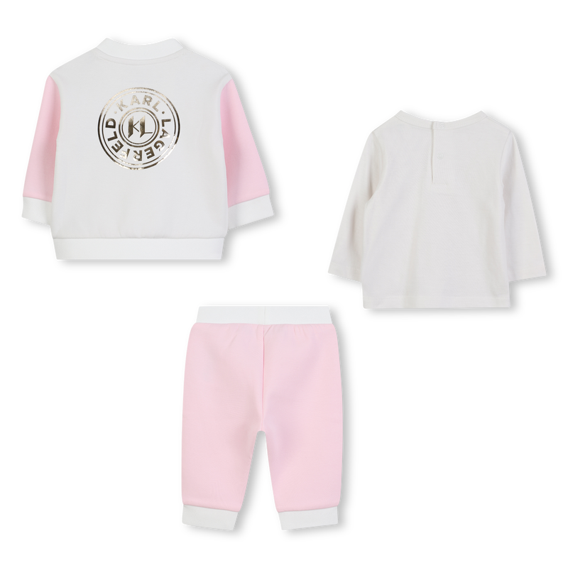 Set da jogging 3 pezzi KARL LAGERFELD KIDS 
                        BAMBINA