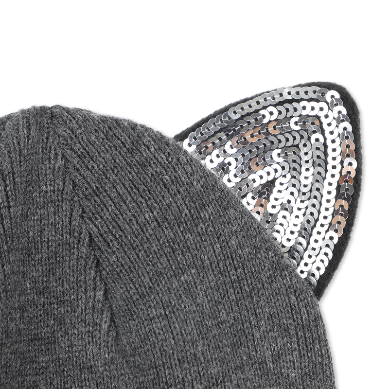 Cappello a maglia con orecchio fantasia KARL LAGERFELD KIDS 
                        BAMBINA