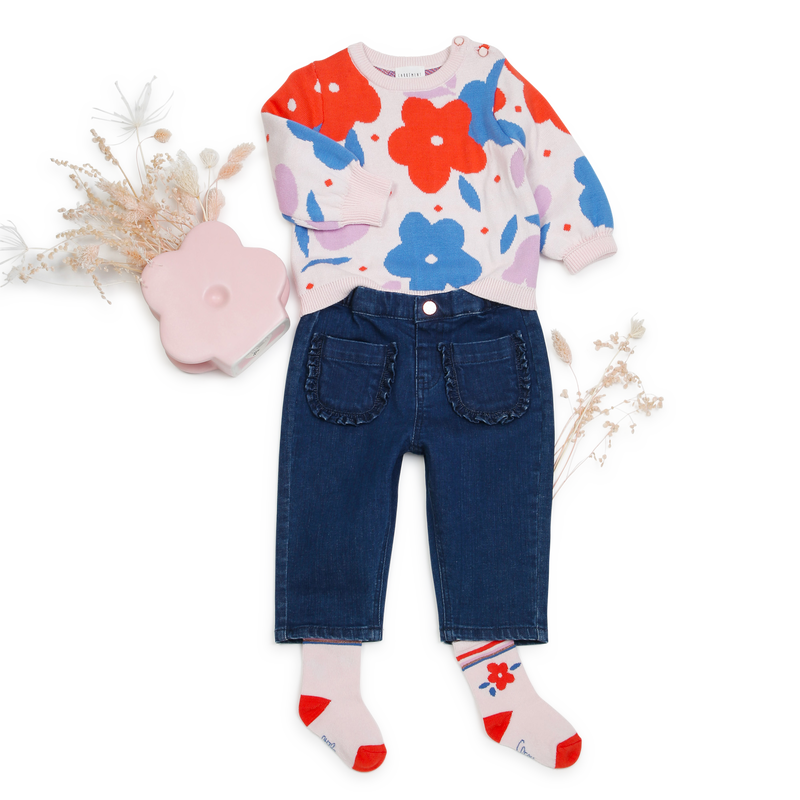 Maglione con motivo a fiori CARREMENT BEAU 
                        BAMBINA