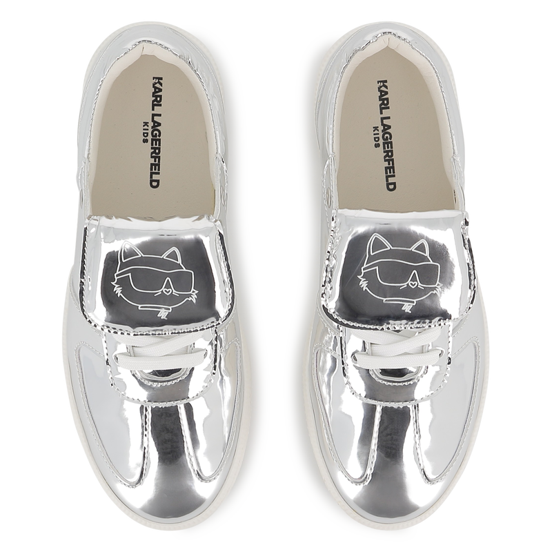 Sneakers effetto specchio KARL LAGERFELD KIDS 
                        BAMBINA