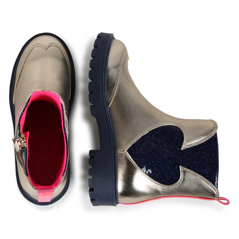 Stivaletti con zip glitterati BILLIEBLUSH 
                        BAMBINA