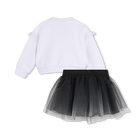 Completo felpa e gonna KARL LAGERFELD KIDS 
                    BAMBINA