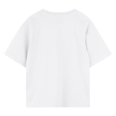 T-shirt in cotone con stampa KENZO KIDS RAGAZZO