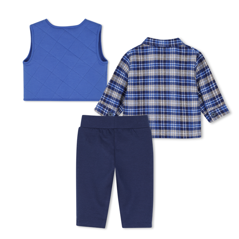 Completo cardigan, camicia e pantaloni TIMBERLAND 
                        RAGAZZO