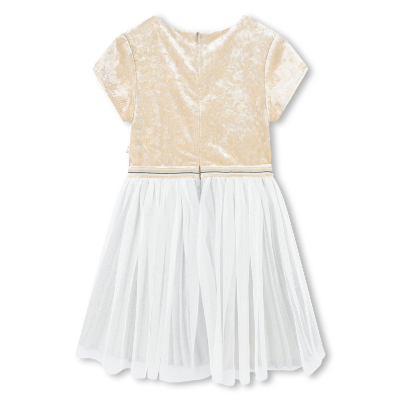 Vestito bi-materiale BILLIEBLUSH 
                        BAMBINA