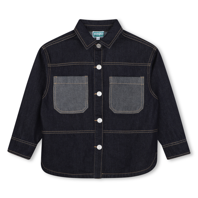 Camicia in denim KENZO KIDS 
                        RAGAZZO