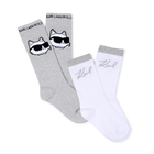 Set di 2 paia di calzini KARL LAGERFELD KIDS 
                    BAMBINA