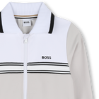Felpa jogging con chiusura a zip BOSS 
                    RAGAZZO