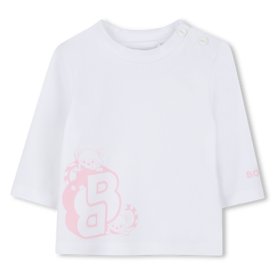 T-shirt a maniche lunghe BOSS BAMBINA